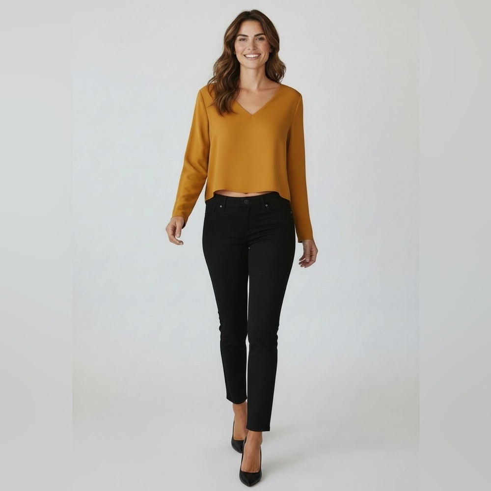 Babaton Aritzia yellow/gold Blouse